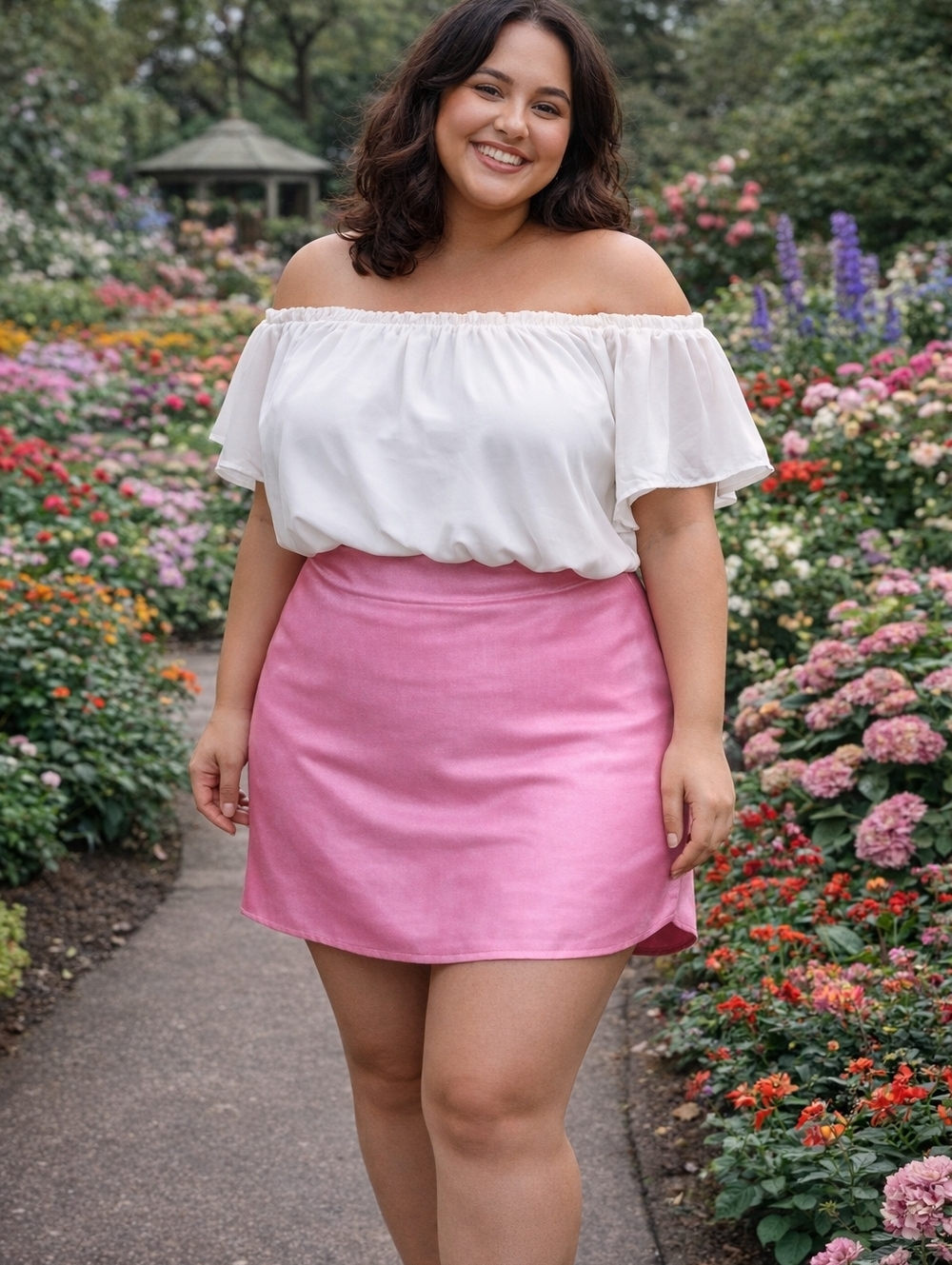 ASOS Curve  Blush Pink Satin Mini Skirt Curved Hem Silky Soft Flirty